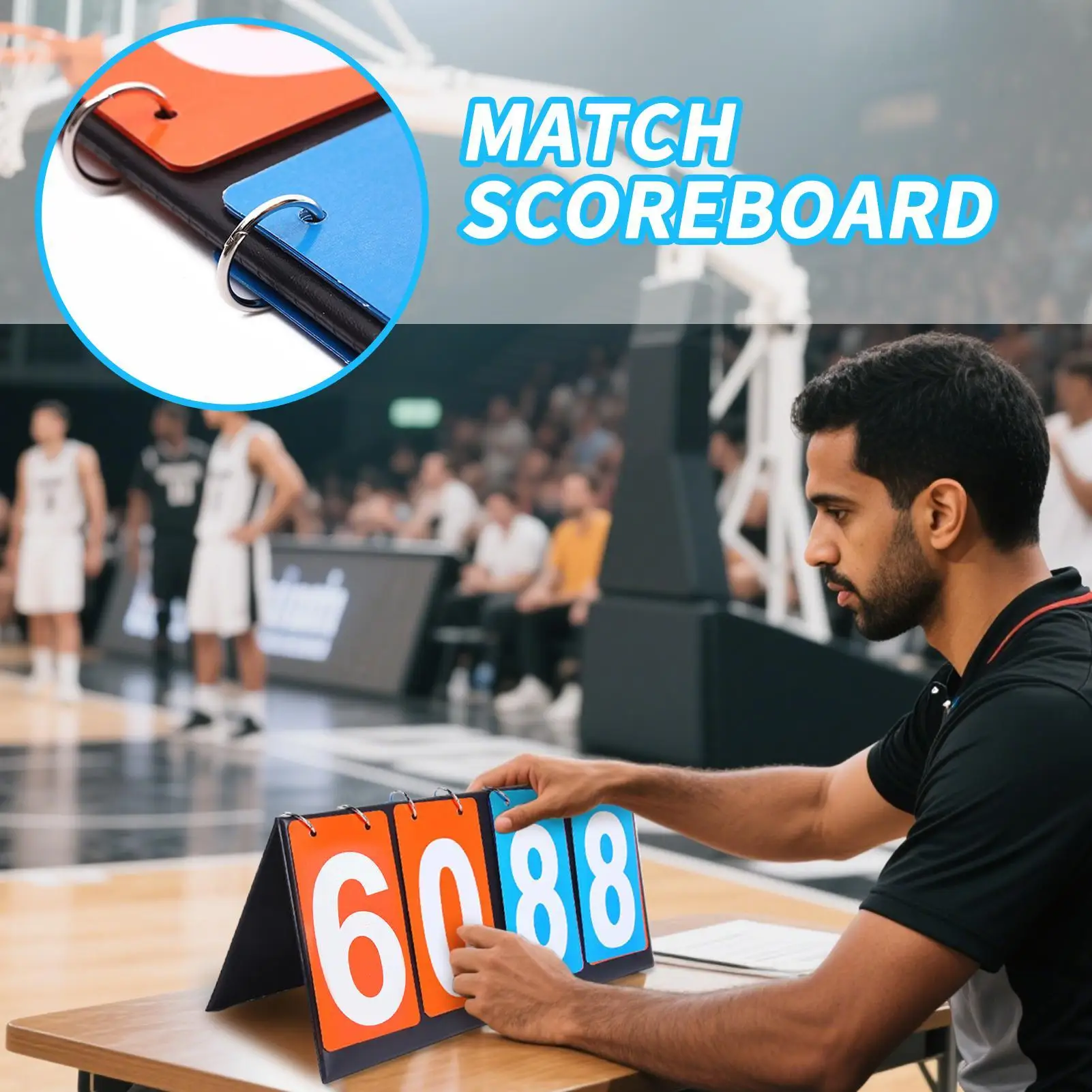 لوحة النتائج الخارجية للأطفال، لوحة النتائج متعددة الوظائف، أربعة أرقام للألعاب الرياضية بما في ذلك جولف تنس الطاولة