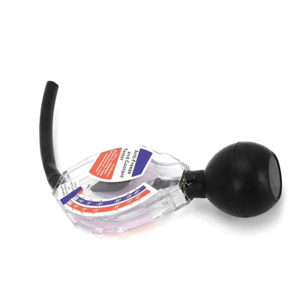 Density Meter Coolant Tester Garage Diagnostic Rubber Bulb Suction Transparent Capsule Pointer Portable Lightweight