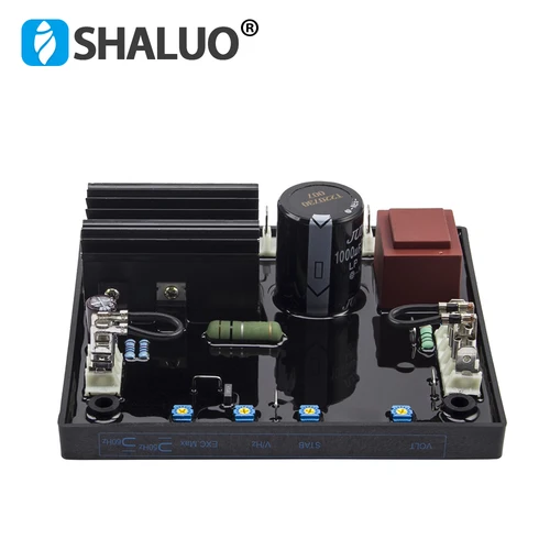 Imagen 2 del producto Generador R438 AVR, regulador de voltaje automático, estabilizador de tablero de Control de alternador diésel para pieza de repuesto de grupo electrógeno sin escobillas
