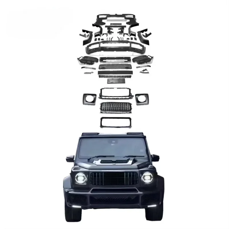 

G-class W464 Bodykit 2019+ Upgrade to BB Bra Style Facelift Front PP Bumper Grille Rear Diffuser