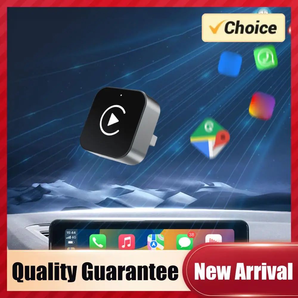 

Беспроводной адаптер 2-в-1 CarPlay и Android Auto: мини-бокс для автоматического подключения iPhone и Android к заводским проводным системам автомобиля