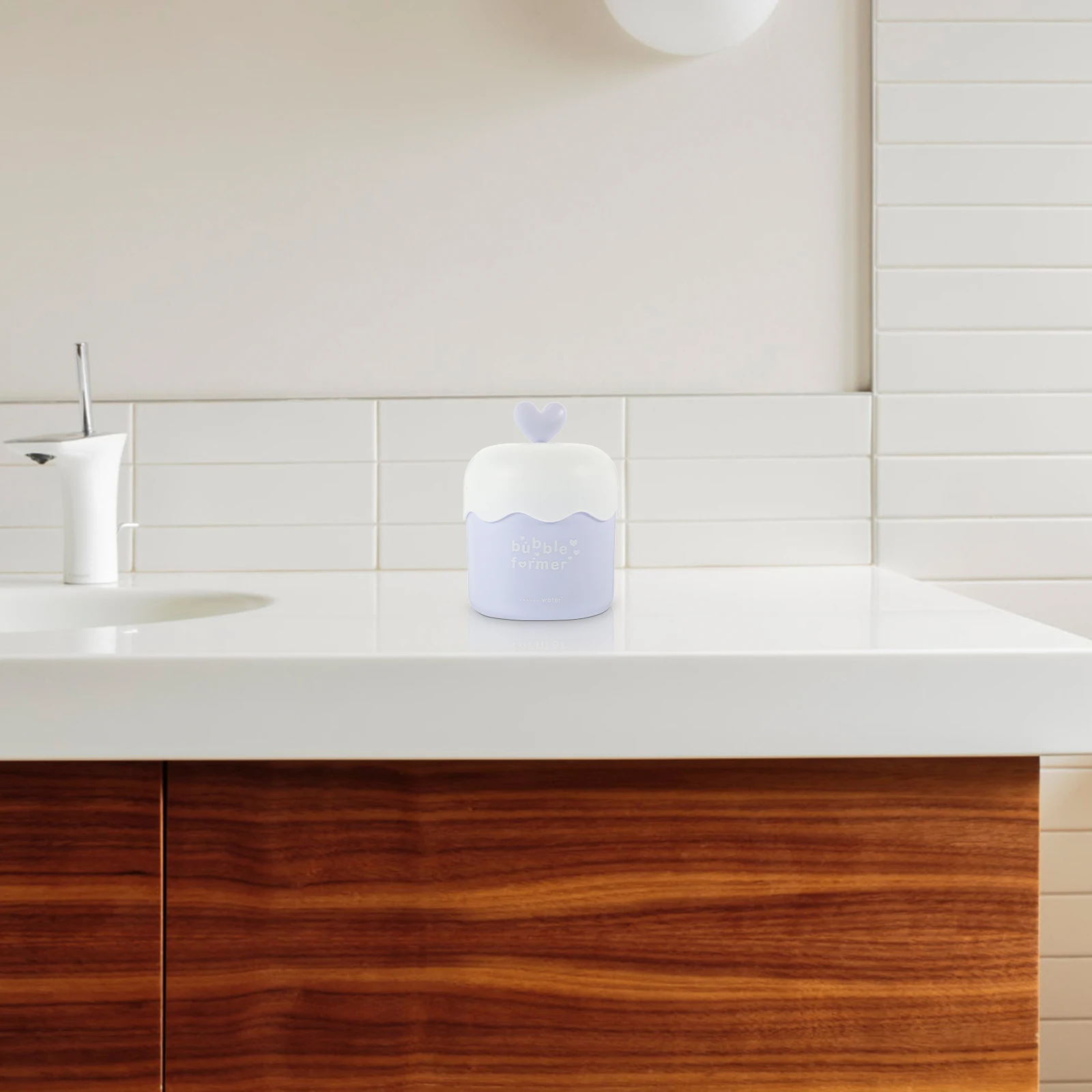 

2 Pcs Cleanser Face Wash Bubble Shower Gel Bath Foam Maker Cleansing for Pet Shampoo Sky-blue