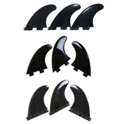 Surfing Accessories Soft Rubber Surfboard Fins Plastic Surfboard Fins Thruster Nylon Surf Fin Kitesurf Stablizer Quilhas