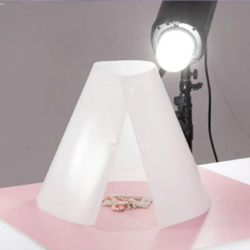 Conical Diffuser Photography Accessories Light Softbox Portable Assembly Prop for Jewelry Product Shooting Spotlight Studio kits