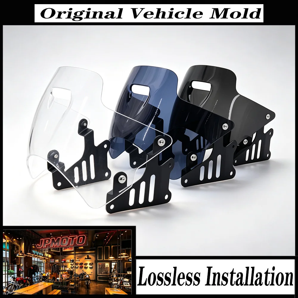 For Yamaha XSR900 XSR 900 2022-2023 Motorcycle Cockpit Visor Headlight Cowl Windscreen Windshield Acrylic Multi Accessories Kit
