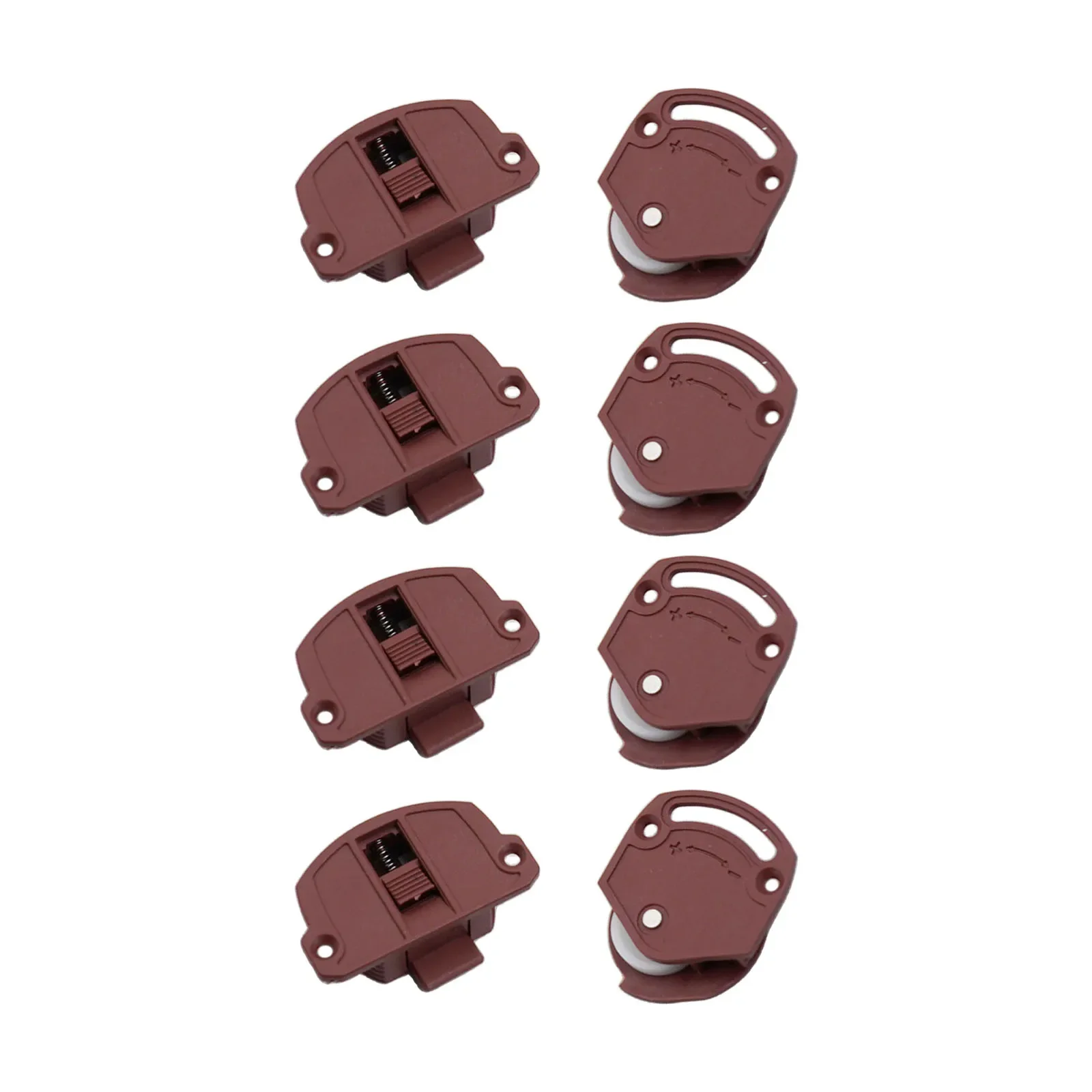 

Для раздвижных дверей Дверные роликовые колеса для раздвижных дверей Коричнево-белые колеса Простая установка Длительная производительность