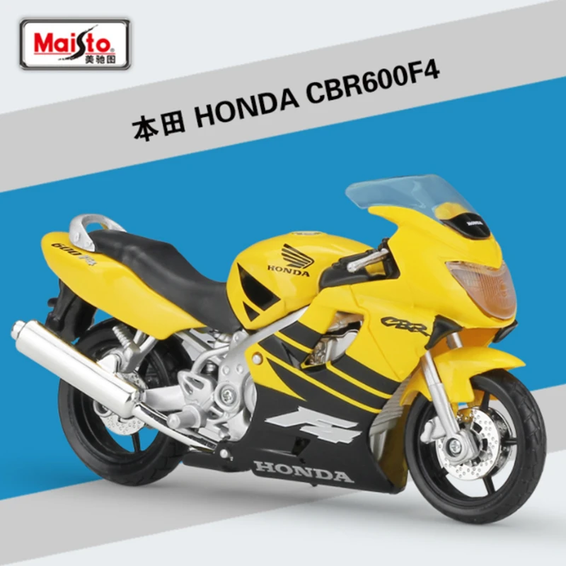 Maisto 1:18 Honda CBR 600F4 Alloy Motorcycle Model Diecast Metal Toy Race Motorcycle Model Simulation Collection Childrens Gift