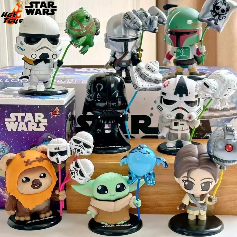 

Hot Toys Star Wars Balloon Party Series COSBI Blind Box Mini Figurine Collectible Display Item Movie Trendy Toy Blind Box Gifts