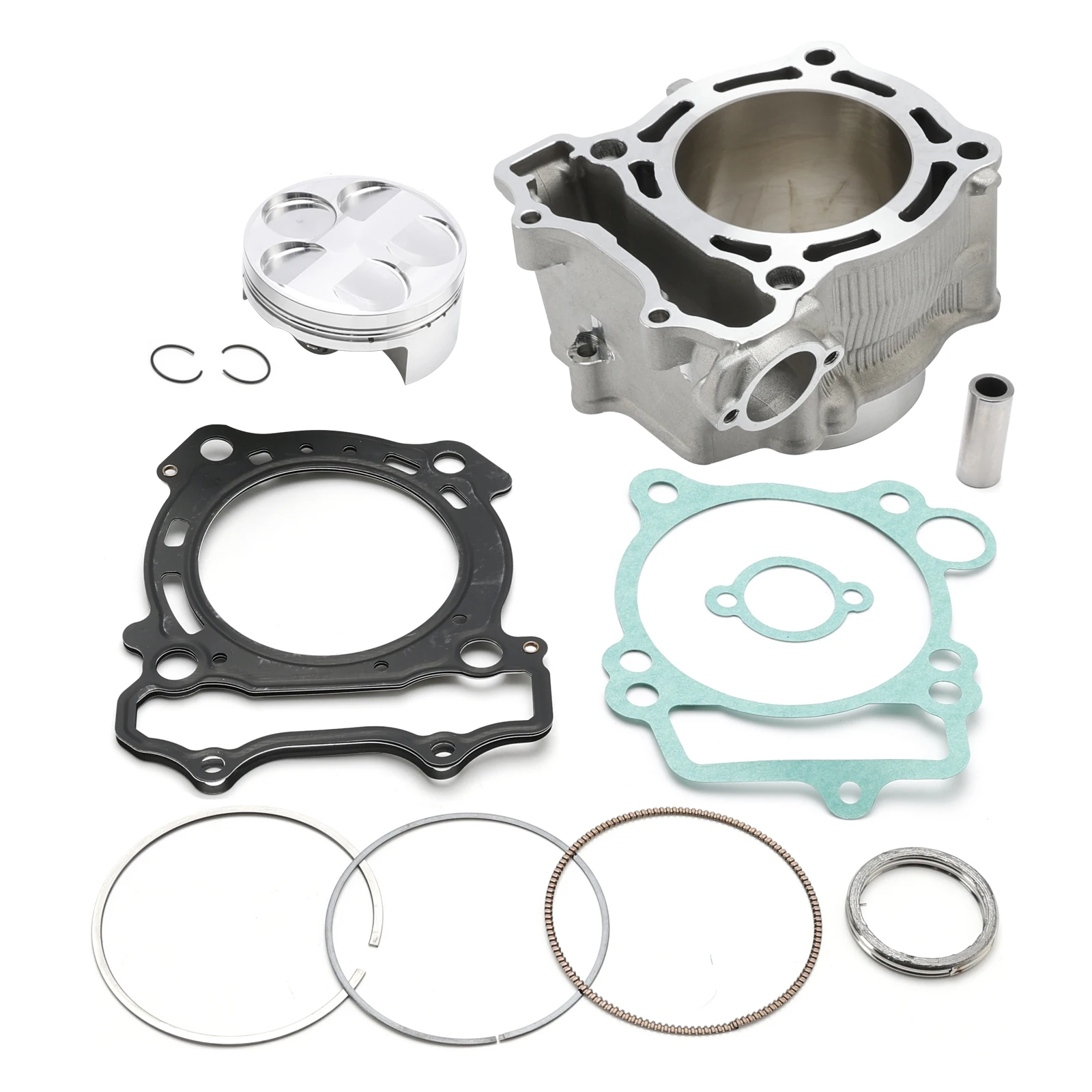 

77mm Stock Bore Cylinder Piston Gasket Top End Rebuild Kit For Yamaha YZ250F WR250F 2001-2014