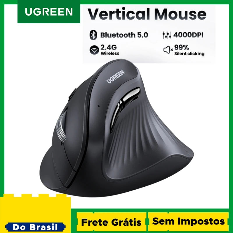 UGREEN Vertical Mouse  Wireless