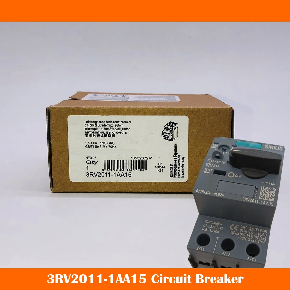 

Circuit Breaker 3RV2011-1AA15 Fast Ship Work Fine High Quality