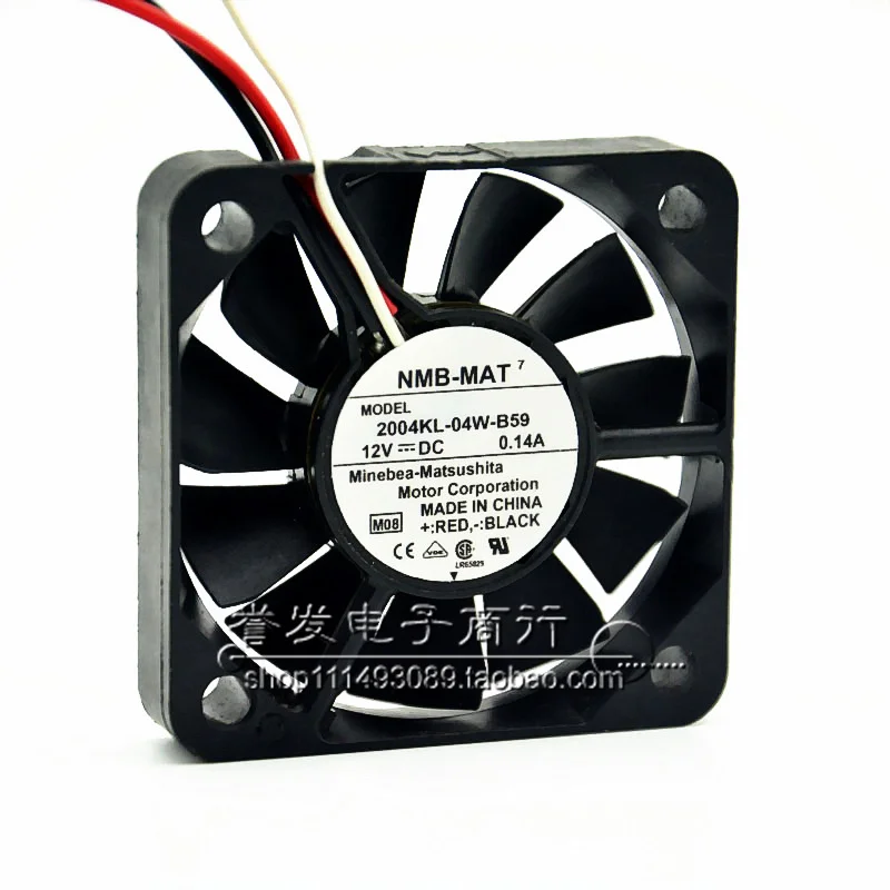 NIEUWE ORIGINELE 2004KL-04W-B59 12 V 0.14A 5010 50x50x10mm KOELVENTILATOR RADIATOR
