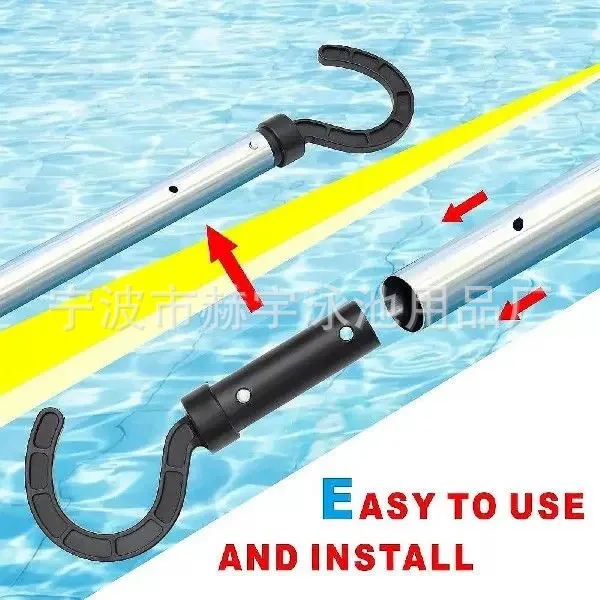 Pool Robot Cleaning Hook Portable Pool Hook Gardening Tool for Pool Robots