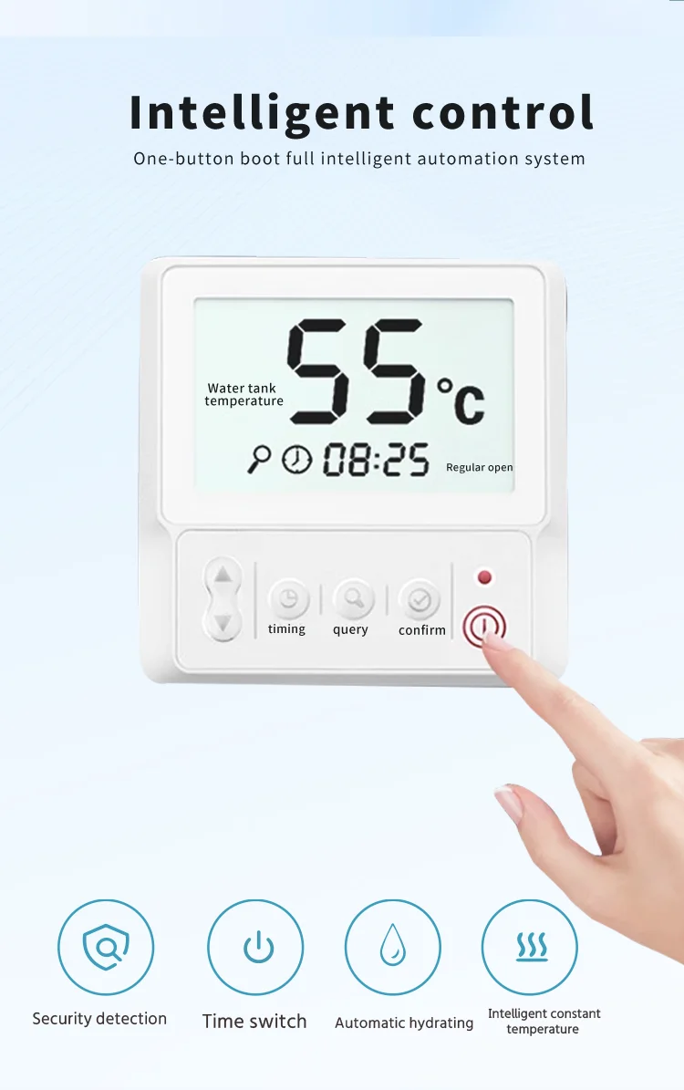RMRB 43kW Air Source Heat Pump Water Heater, Dual Copeland Scroll Compressors, R410A, Commercial Heating