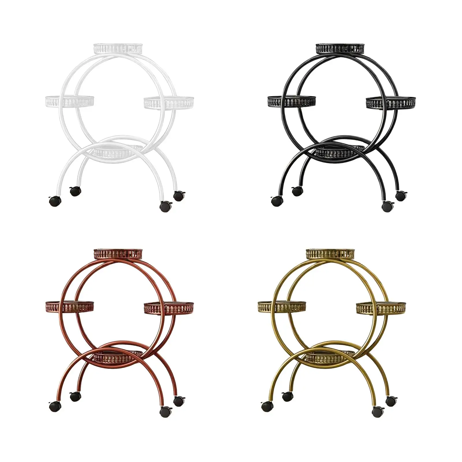 

Plant Stand Decoration Multifunctional Multi Tiers Planter Display Shelf Iron Plant Shelf for Living Room Patio Patio Outdoor