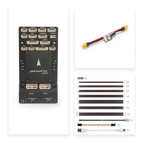Holybro Pixhawk 6X Pro Autopilot H753 Модуль контроллера полета Стандартная база PM02D для робота RC FPV