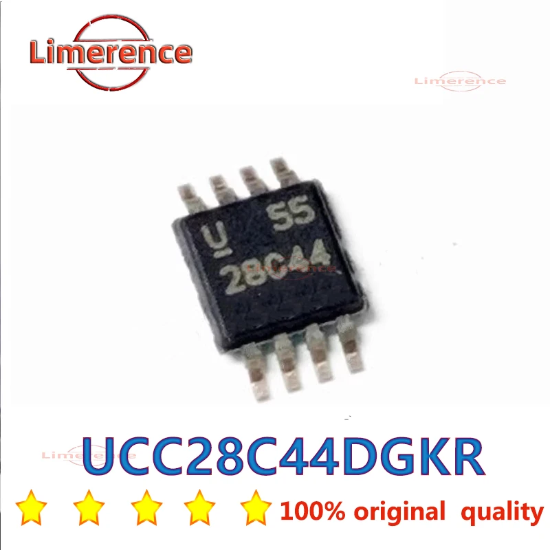 5PCS UCC28C44DGKR UCC28C44 28C44 SMD VSSOP8 MSOP-8 Offline Switch Chip 100% Brand New Genuine
