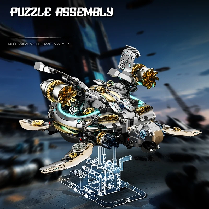 

2025 DIY Mechanical Sea turtle Building Blocks Motor Power Ocean MOC Assembly Building Blocks Set Birthday Christmas gifts