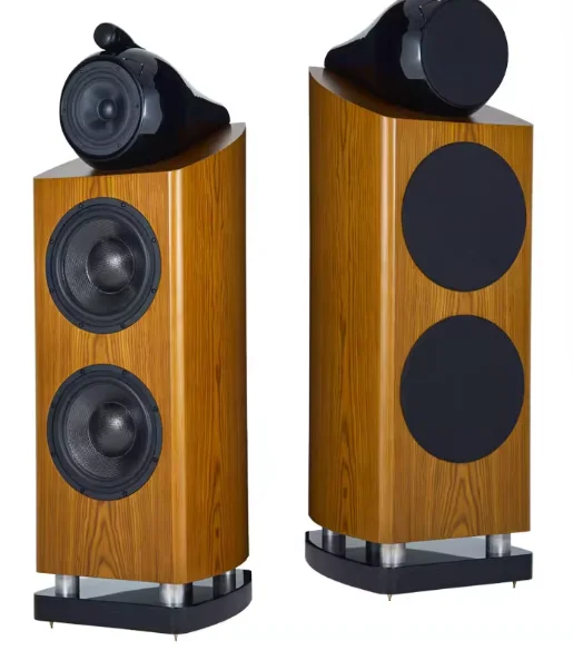 Audio double 10-inch floor-to-ceiling speakers three-way frequency