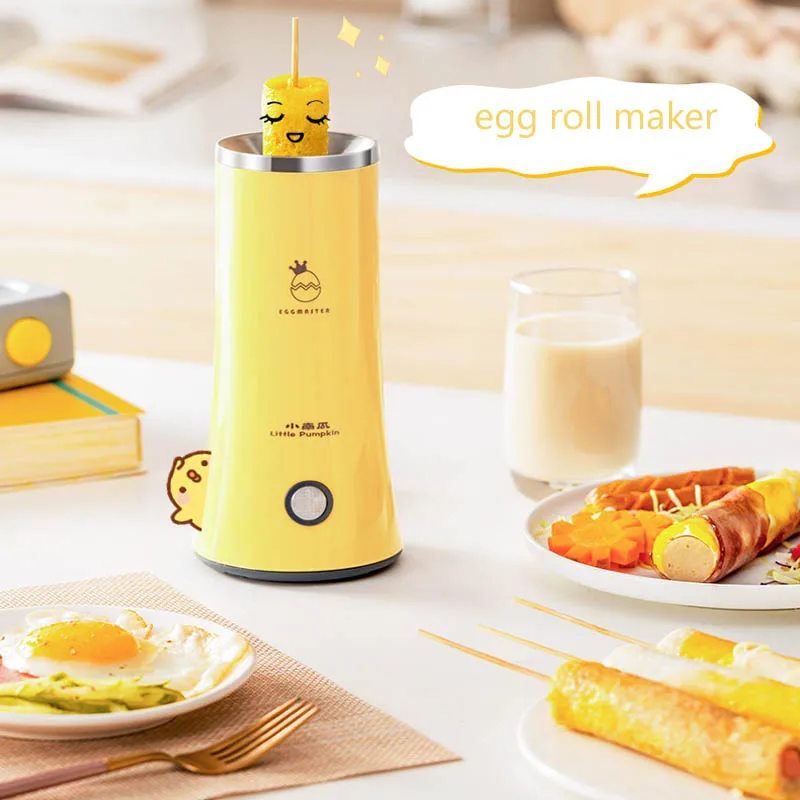 110V/220V Egg Roll Maker Multifunction Automatic Sausage Electric Egg Rolling Cooking Machine Breakfast Omelette Maker