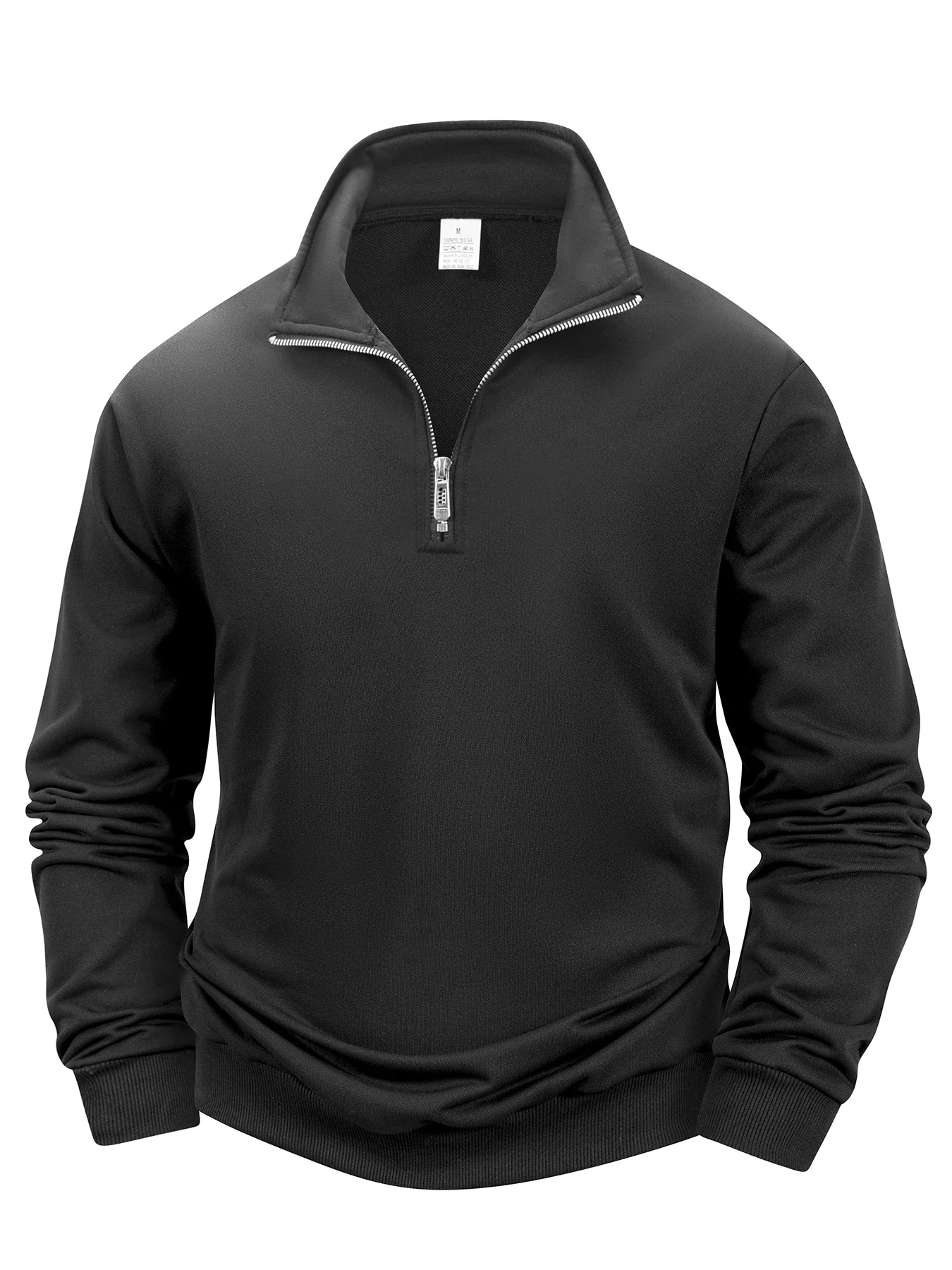 رجل يقف الرقبة الربع البريدي البلوز السببية الاجتماعية جيب بلون خفيفة الوزن الوقوف طوق البلوز البلوز للرجال