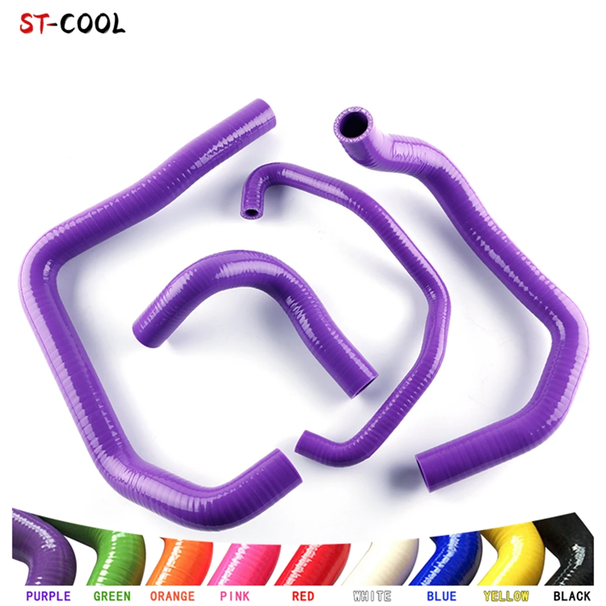 For Kawasaki ZX6R 636 2005-2006 Ninja ZX-6R ZX636 Silicone Radiator Hoses Kit Silicon Tubes 4Pcs 10 Colors