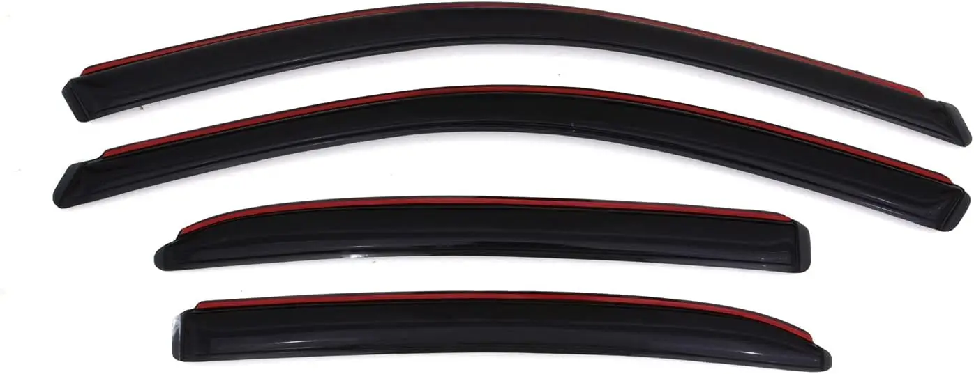 

[] In-Channel Ventvisor / Rain Guards | Fits 2003 - 2007 Accord Sedan- Smoke, 4 pcs. | 194943