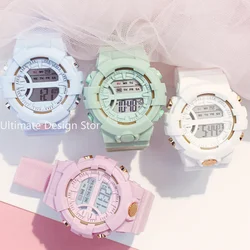 New Minimalist Student Sports Waterproof Electronic Watch Children Luminous Multifunctional Electronic Watches for Women and Men