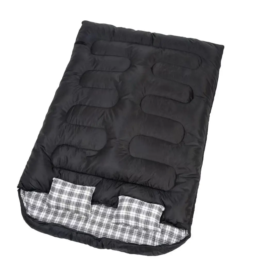 

JUNGLE KING 2 Person Camping Sleeping Bag Four Seasons Portable Detachable Winter Sleeping Bag for Outdoor Camp Travel Hiking