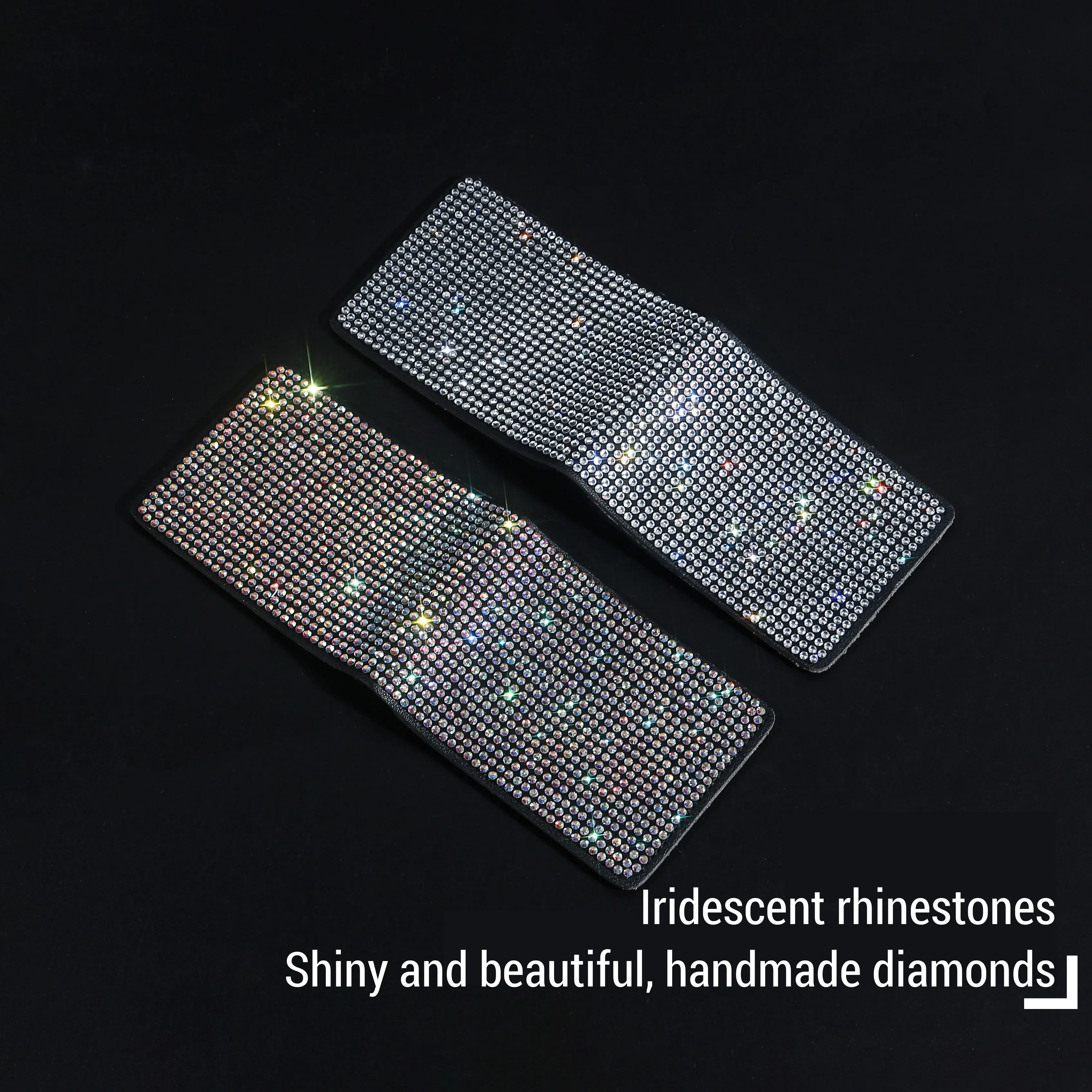 Diamond Car Driver License Holder Leather Cover for Car Driving Documents Business Holder Car Bling Accessories for Girl Woman