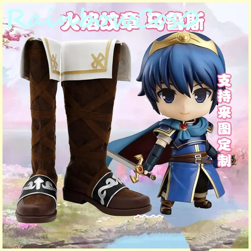 파이어 엠블럼 섀도우 드래곤과 빛의 검 마르트 코스프레 신발 부츠 게임 애니메이션 카니발 파티 할로윈 크리스마스 W2206