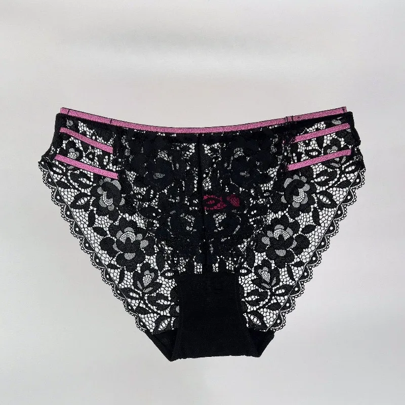 

Lace Erotic Women's Sexy Panties See-Through Underwear Bikini Hombre Lingerie Female Intimates Briefs Ultra-thin Трусы Женские