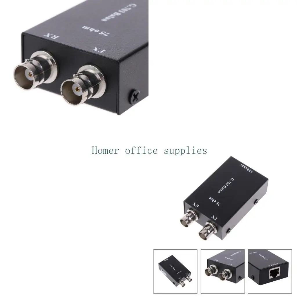 

K43B BNC-передатчик RJ45 G703 Коаксиальный преобразователь сигнала с медным валом 75 Ом в 120 Ом