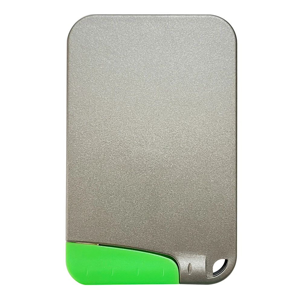 XNRKEY 3 Button Green Blade Remote Card key Shell for Renault Laguna Card Covers Case Without Words Logo