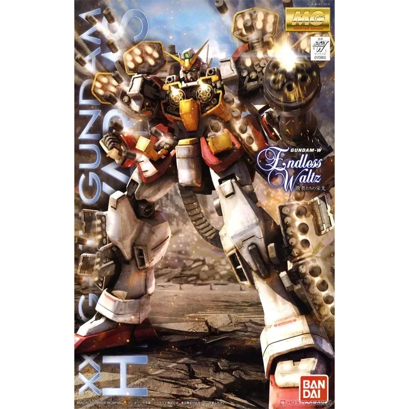 Gundam BANDAI MG 1/100 ใหม่มือถือรายงาน Wing XXXG-01H2 Heavy Arms Cusutom Gundam EW Action Figure ชุดประกอบชุดของเล่น