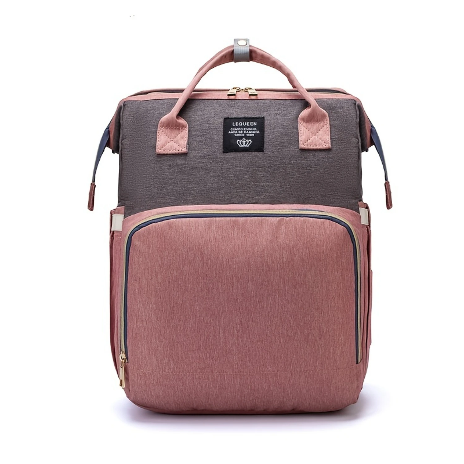 Large-Capacity Waterproof Portable Multifunctional Diaper Bag for Babies, Stylish Casual Backpack for Mum and Dad, New Baby Stro