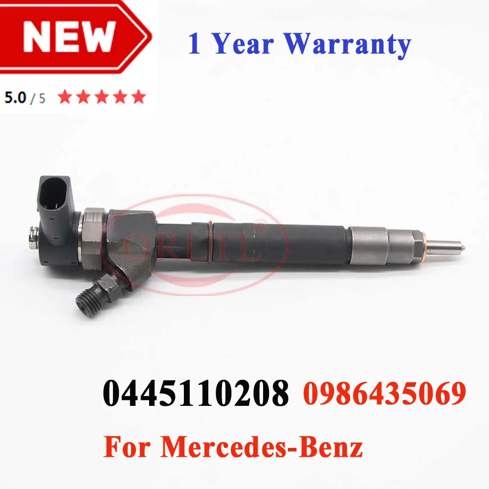 

0 445 110 208 Diesel Fuel Injector Nozzle A6280700587 Common Rail Injector 0445110208 for Bosch Mercedes-Benz 0986435069