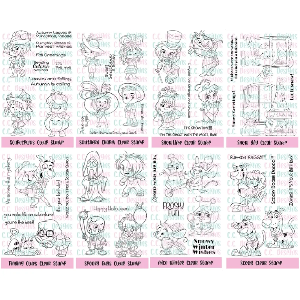 Stove and Mouse Clear Stamp Set Scrapbook Diary Decoration Stencil Embossing Template DIY Greeting Card Handmade