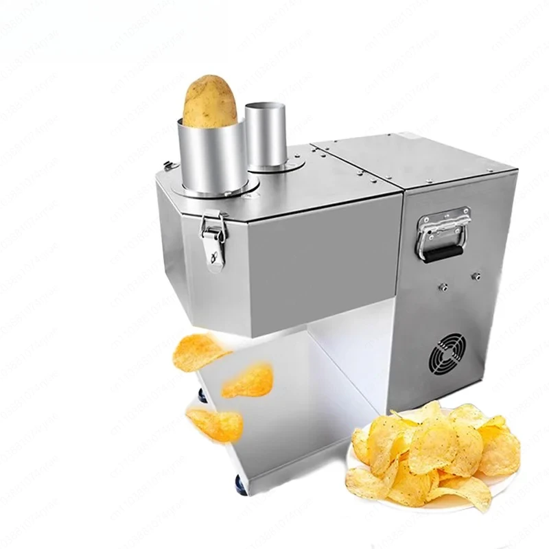 

Коммерческая овощерезка мощностью 1250 Вт, электрический автоматический резак для картофеля/моркови/фруктов с лезвием из нержавеющей стали