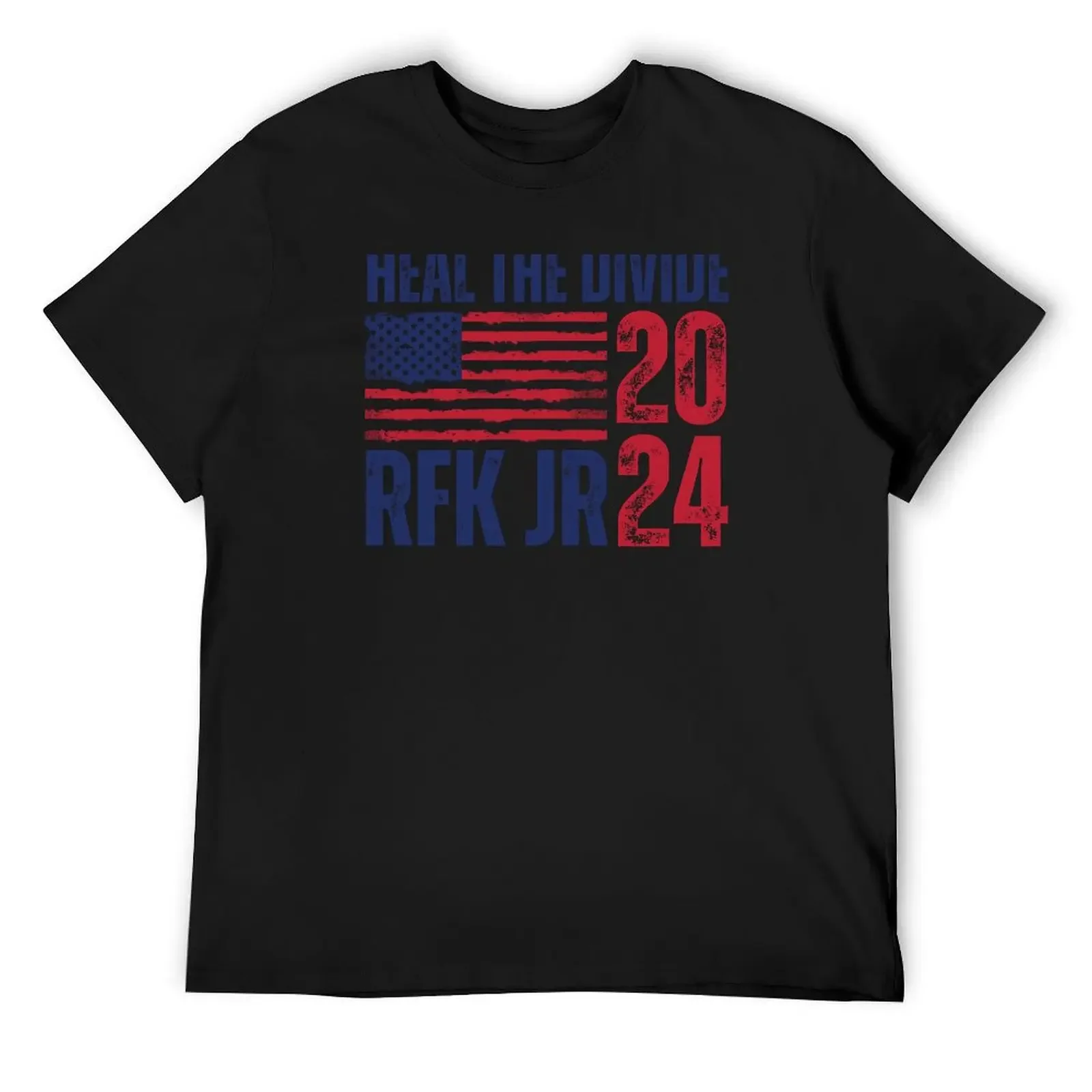 RFK JR 2024 Heal The Divide T-Shirt oversizeds quick drying customs heavy weight t shirts for men