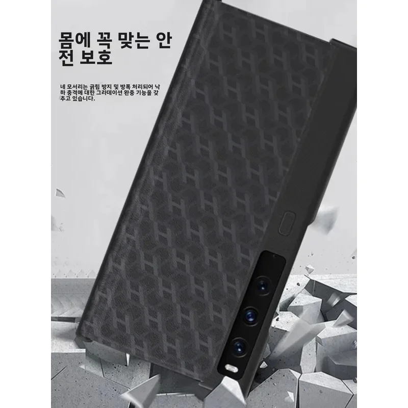 Ultra-Thin  Mate XS2/XS Retro Collectible Edition Phone Case Full Cover Anti-Fall Premium Leather Protective Jaet for...