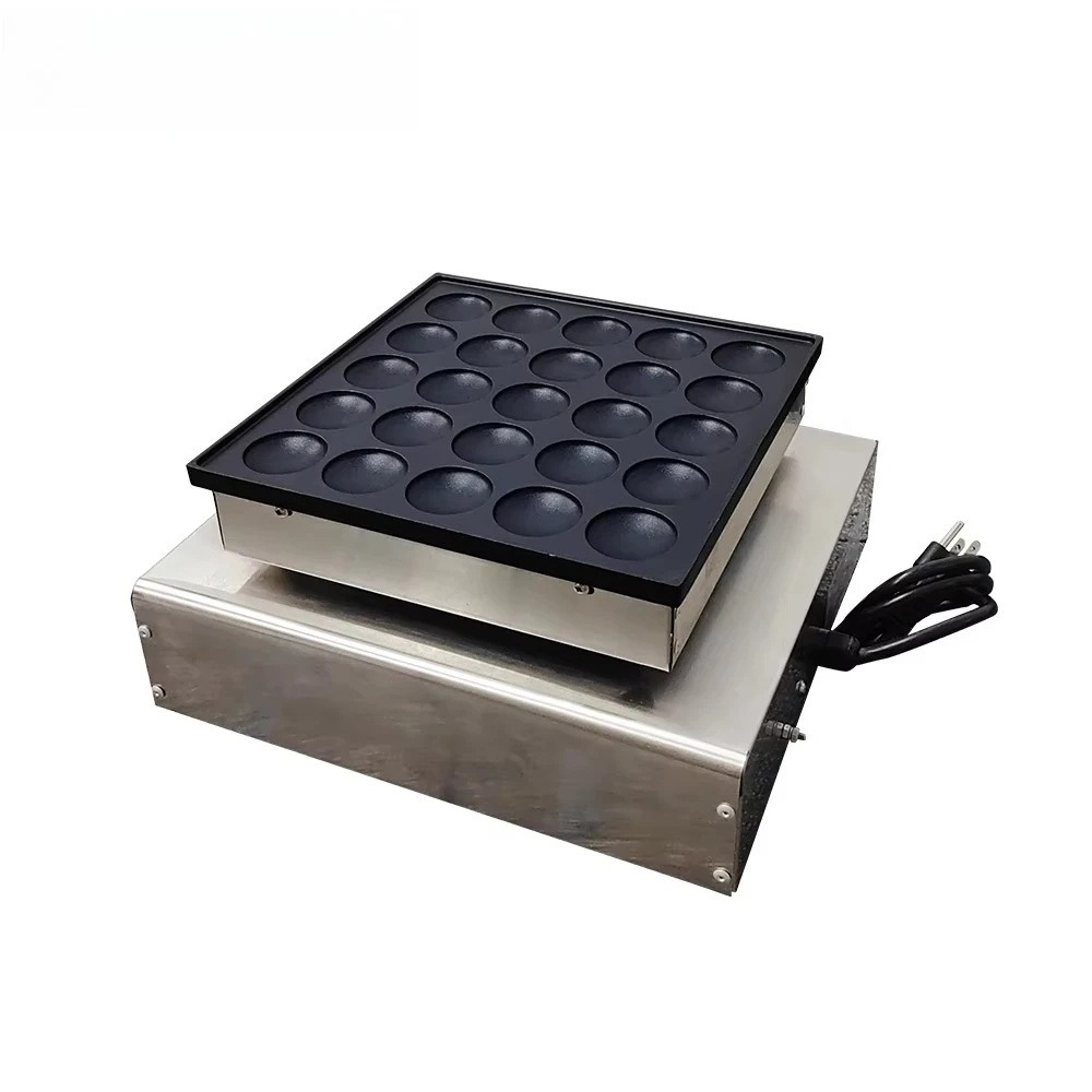 

Nonstick Electric Mini Pancake Maker 110v/220v for 25 Holes Poffertje & Dorayaki Cake Machine