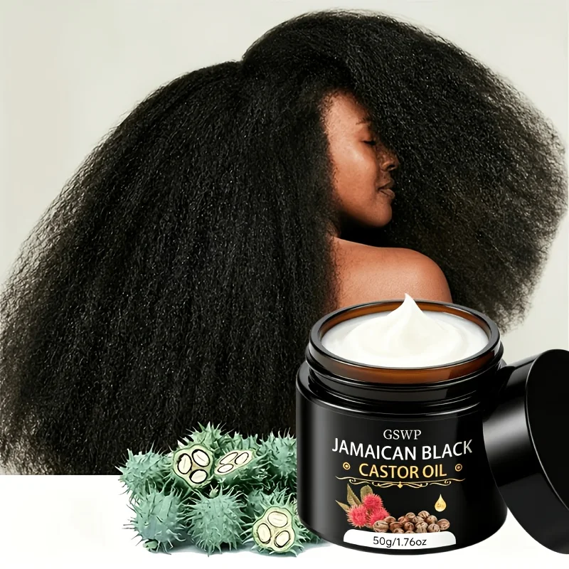 GSWP Castor Oil Curl Cream. deeply moisturises curly hair, adding shine, reducing tangles and controlling frizz.50g/100g