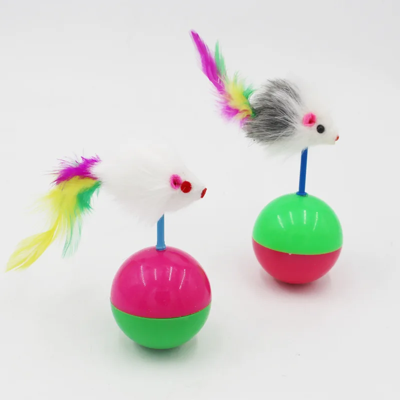 

Creative Cat Toys Tumbler Mouse Teasing Cat Deboredom Caged Mouse Toy Self Hilarious Deboredom Cat Toy Pet Toys