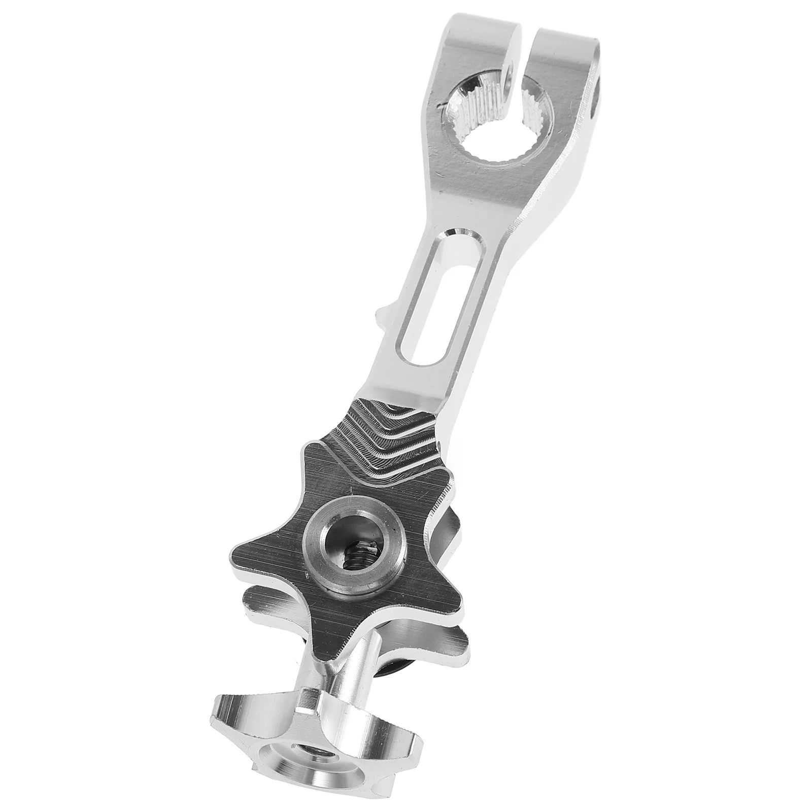 Motorcycle Brake Accessories Engine Mount Rocker Arm Lever after Swing Adjustable Rear Tensioner Supply Cnc Silver Swingarm