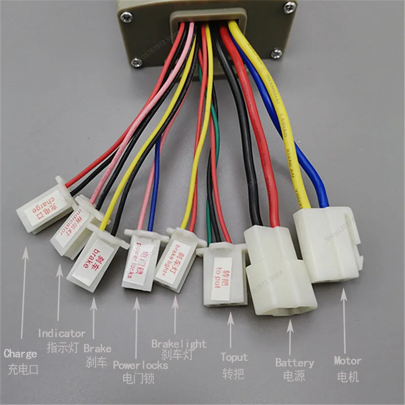 For 1000 Watt Motor Brush Controller 500W800W12V24V36V48V Pedal Throttle Electric Door