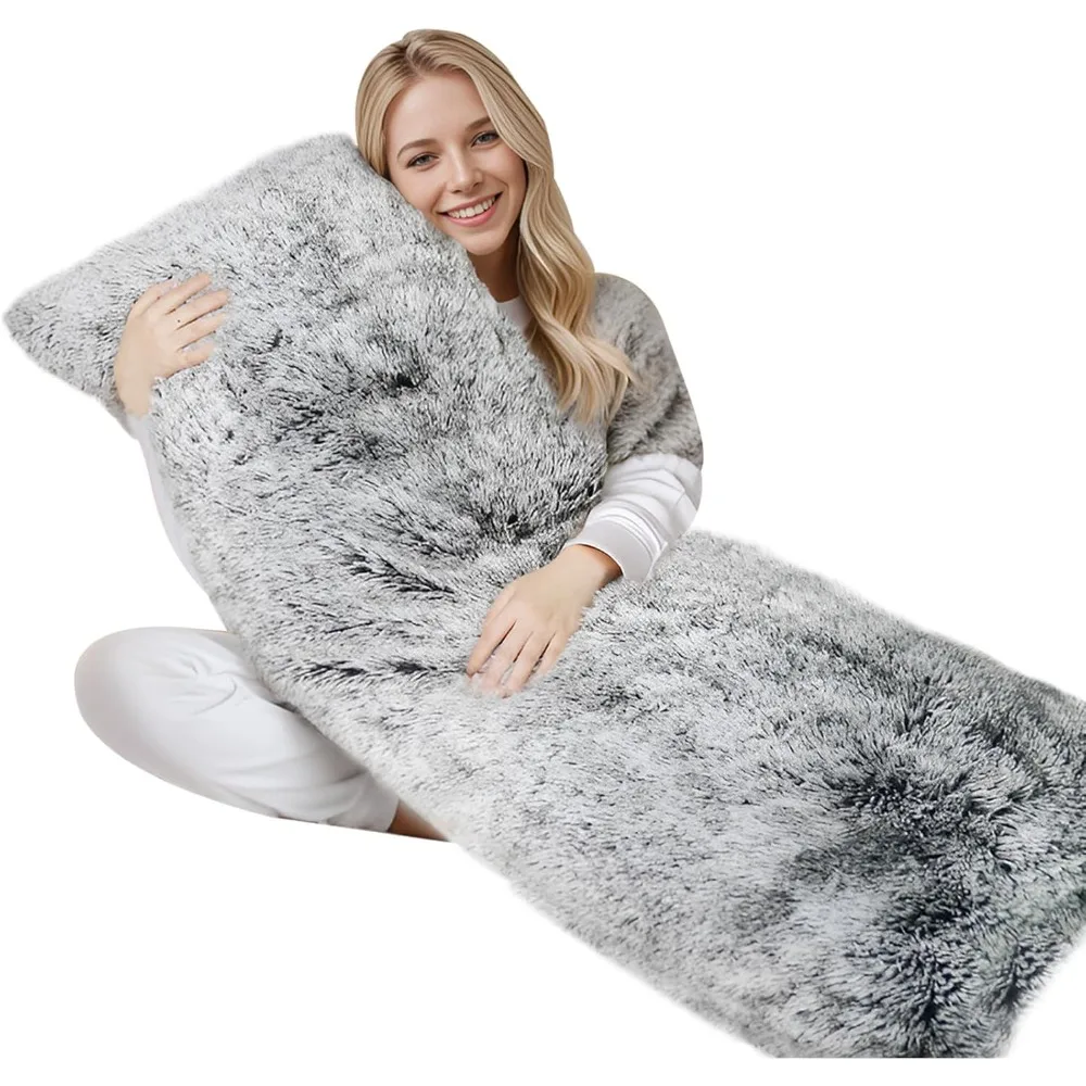 

Body Pillow, Full Body Pillows for Adults, Long Pillow for Sleeping with Removable Cover and Adjustable Filling for Side Sleeper