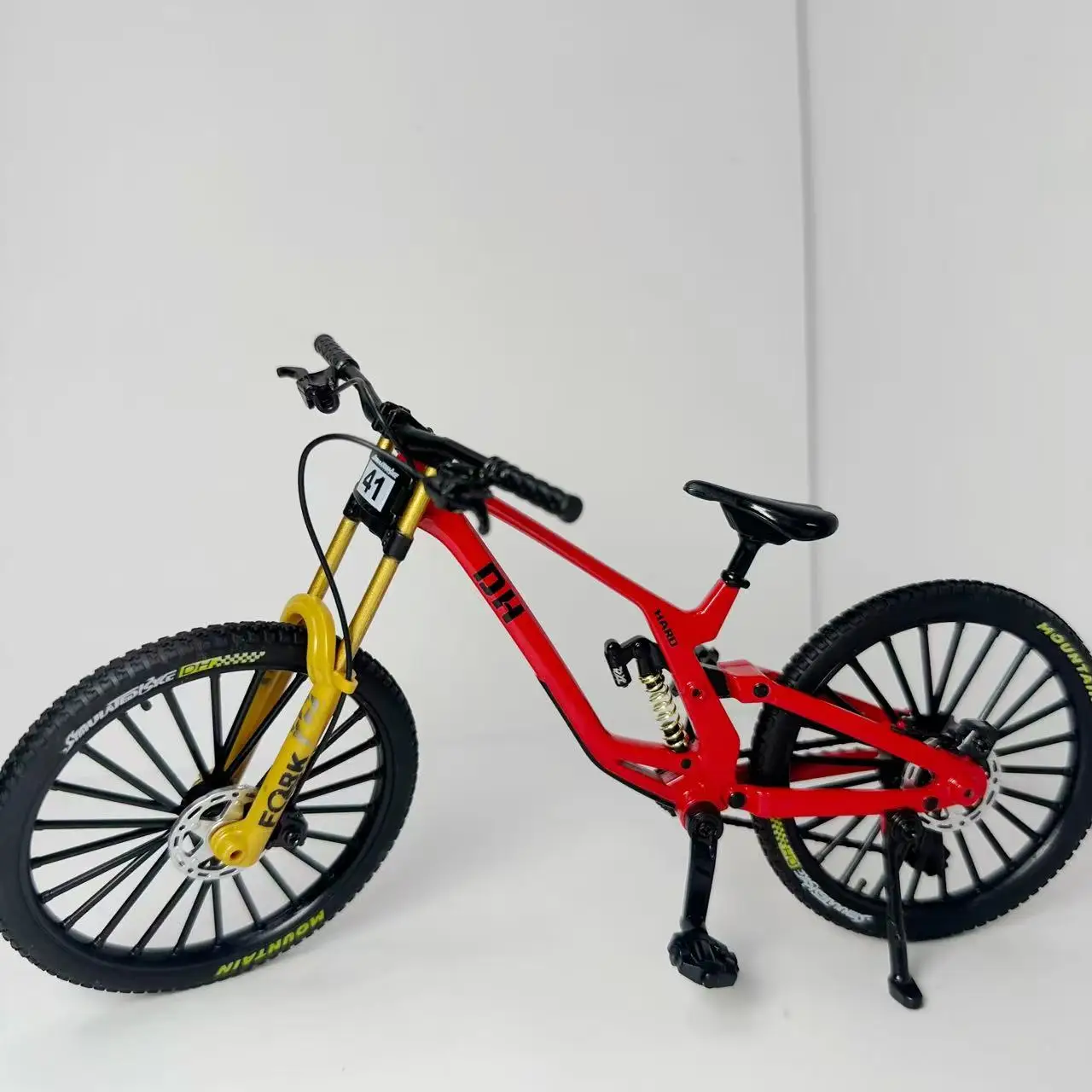 1:8 New Model Alloy Bicycle Diecast Finger Mountian Bikes Simulation Collection Gifts Toys