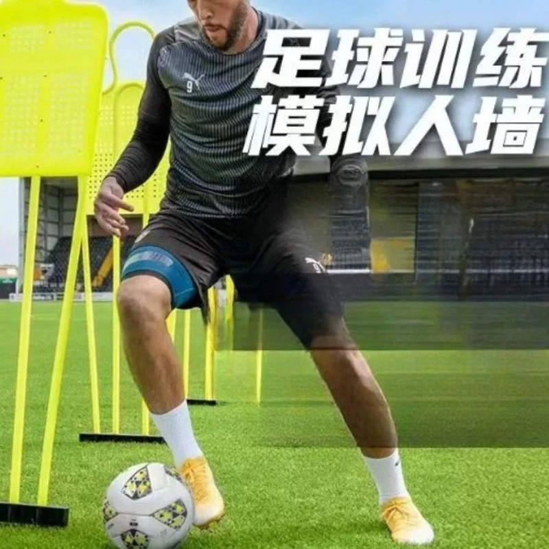 Football training obstacle set piece free kick footwork training auxiliary simulated human wall football training equipment