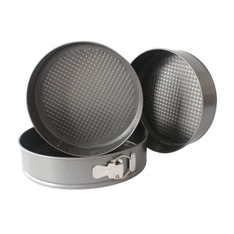 صينية كيك سبرينغفورم سريعة التحرير مع قاعدة قابلة للإزالة، مقالي تشيز كيك غير لاصقة، مقلاة كعكة مستديرة مانعة للتسرب لخبز المطبخ